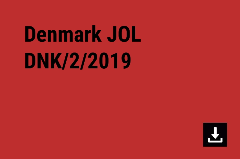 Denmark JOL DNK/2/2019